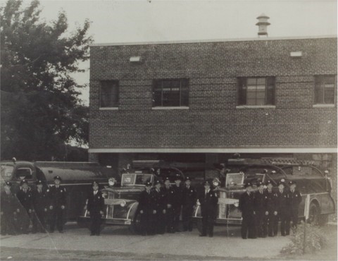 Falcon Heights Fire Department at old station, 1664 Larpenteur